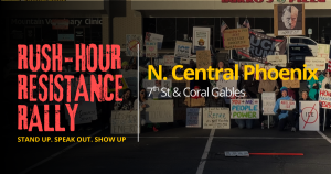 Rush-hour Resistance Rally - Moon Valley @ Serafina Coffee Roasters | | |